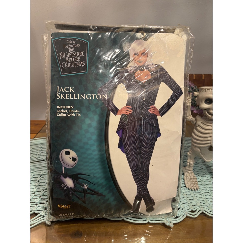 Jack Skellington - Nightmare before Christmas - Spirit Halloween - women XL New